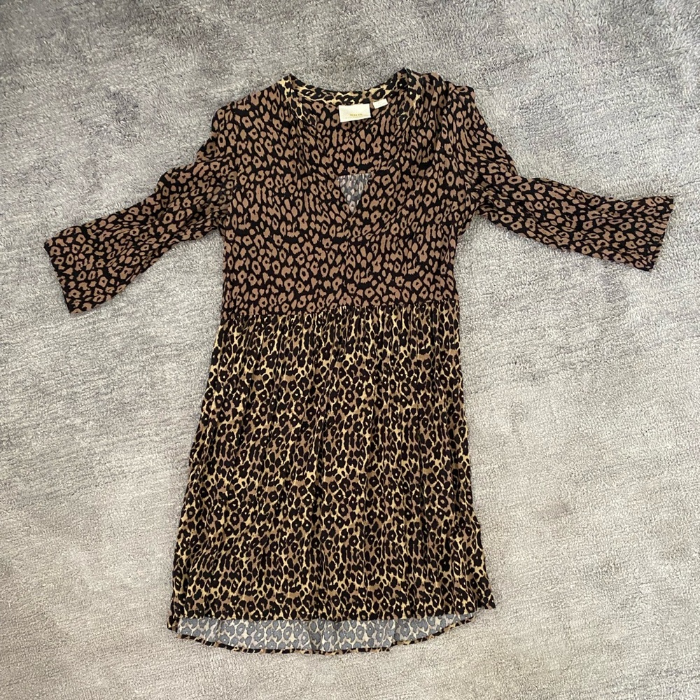 Maeve for Anthropologie: Leopard Print Dress